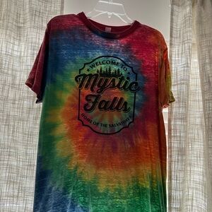 Mystic Falls Tie-Dye Short Sleeve Tee